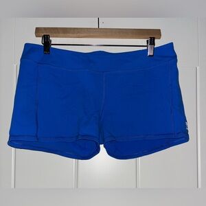 Reebox CrossFit Chase Colbalt Blue Women XL Bootie Short Workout Athletic Gym
